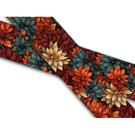 Collier floral Biothane UV