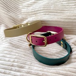 Collier 25mm Bordeaux Biothane