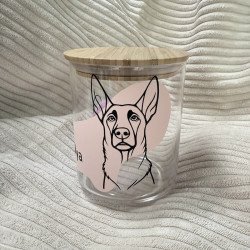Boîte friandises chien 1,7L personnalisée | Idée cadeau originale