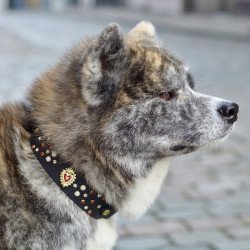 Collier Ex-voto Strass Rouge