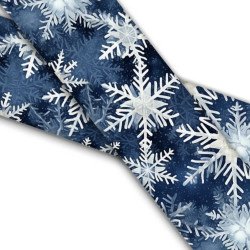 Collier chien biothane UV bleu foncé flocons | Laiton résistant